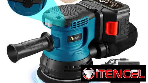Lijadora Orbital Inalámbrico Eléctrica Conentool con Colector de Polvo Profesional 800W