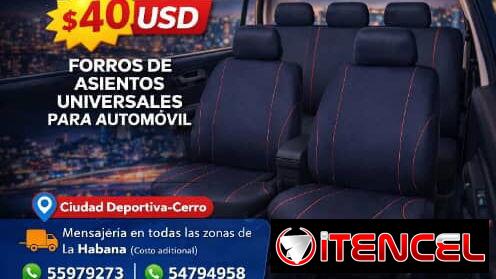 Forros de asiento para autos. Universales