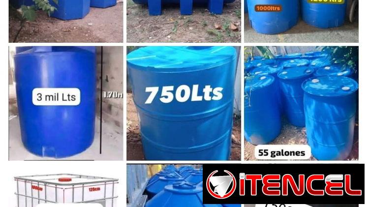 Venta de tanques plásticos,contamos con todas las medidas .,los mejores precios con mensajería incluída y subida pv.