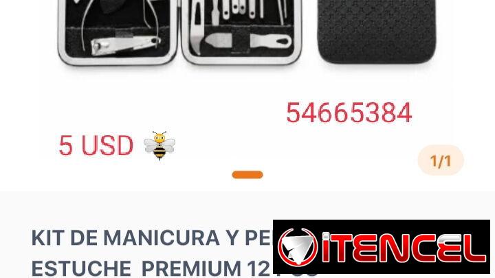 Kit manicura pedicura 12 piezas