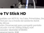 Fire TV Stick HD. Compatible con NETFLIX, YouTube, PrimeVideo, Disney. Nuevo