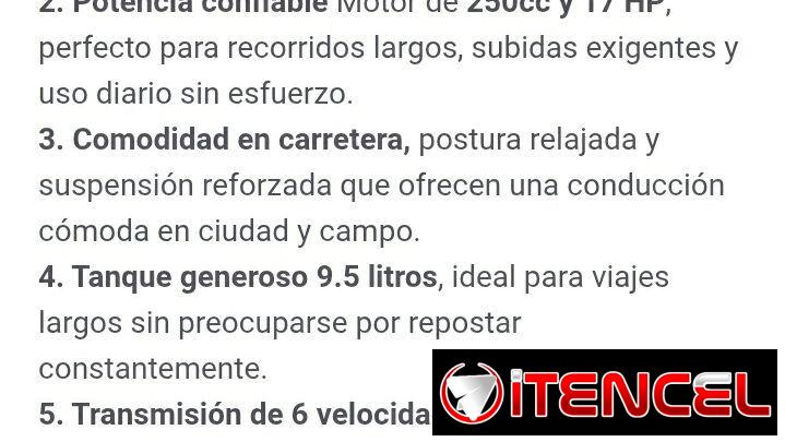 En venta MOTO NEGRA KRATHOS 250 CC NUEVA A ESTRENAR CON GARANTÍA $3260 9.5L >110km/h