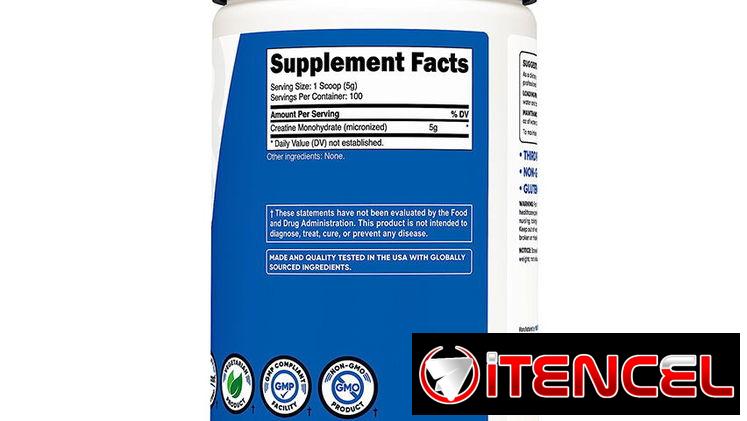 CREATINA MONOHIDRATADA NUTRICOST 100 SERVICIOS