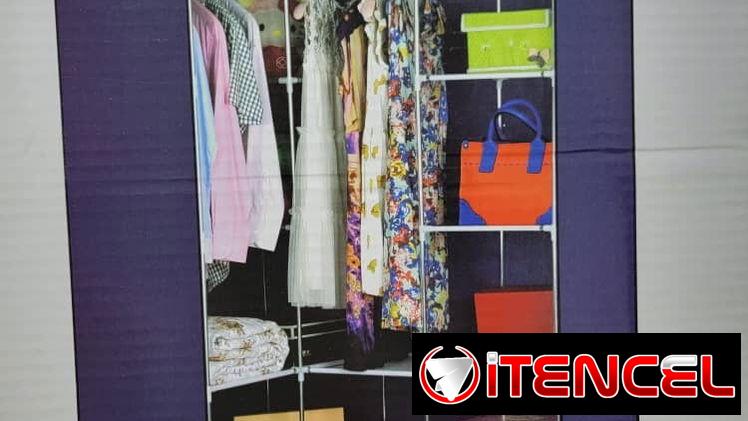 Clóset con lona en L