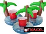 Portavasos Inflables en forma de palmera (set de 3) — 59103445
