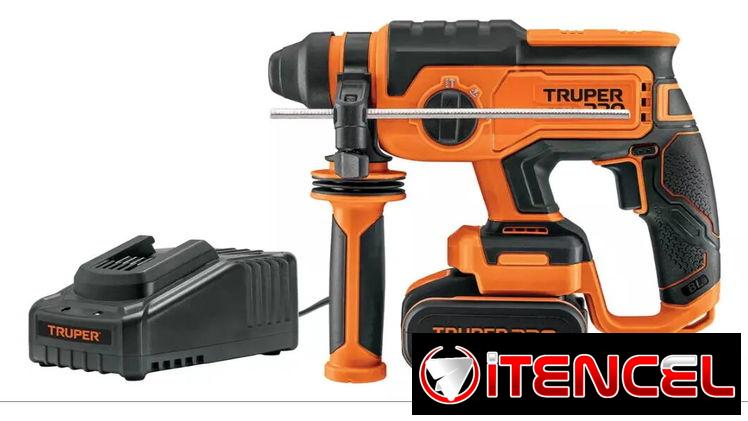 Rotomartillo SDS/destornillador 20V, 2 Joules con 1 batería de 4Ah TRUPER