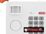 Sensor PIR con alarma y teclado 25 USD y Sensor PIR con alarma y dos mandos. Mensajería con costo adicional.
