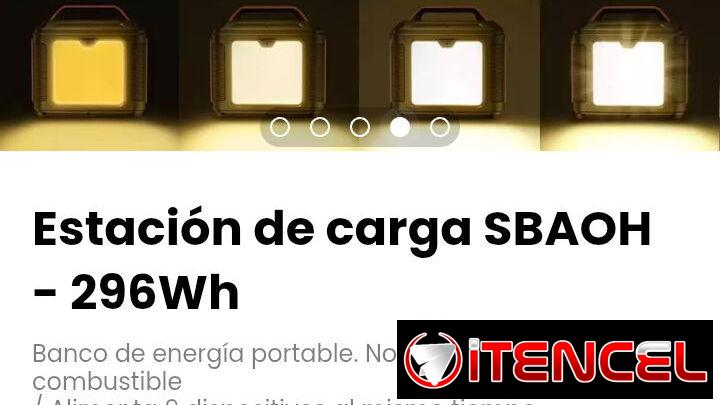 Estación de carga SBAOH – 296Wh. / Batería de Litio con BMS. Nueva en caja
