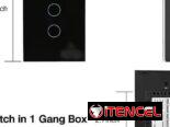 Interruptor Smart para pared de 3 canales