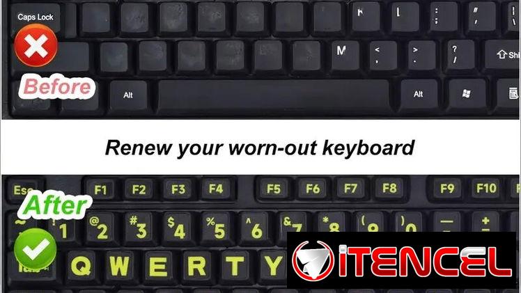 Renovación para tu teclado, el resultado queda mejor q d fábrica