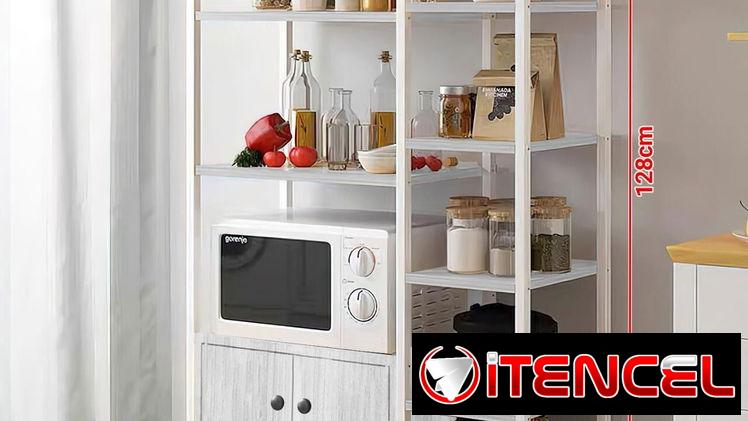 👨🏼‍🍳Estantes para cocina  ✅Metal con pvc  Medidas: 80 x 30 x 128 cm  🏷️145 usd