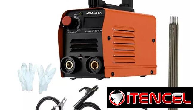 Máquina de soldar Inverter MMA-250-por arco con electrodos revestidos-Nuevas