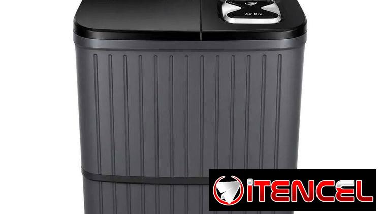 Lavadora semiautomática Milexus 9kg NEGRA (h)