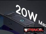 Regleta Baseus PD20W Con 3 Tomas AC + 3 Puertos USB Carga Rápida GaN 20W Para Hogar u Oficina 🔌⚡ Envío Disponible