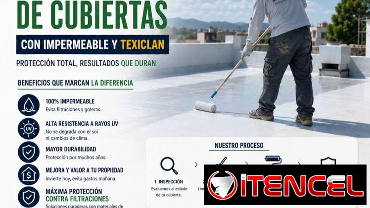 Servicio de impermeabilización de techos y cubiertas