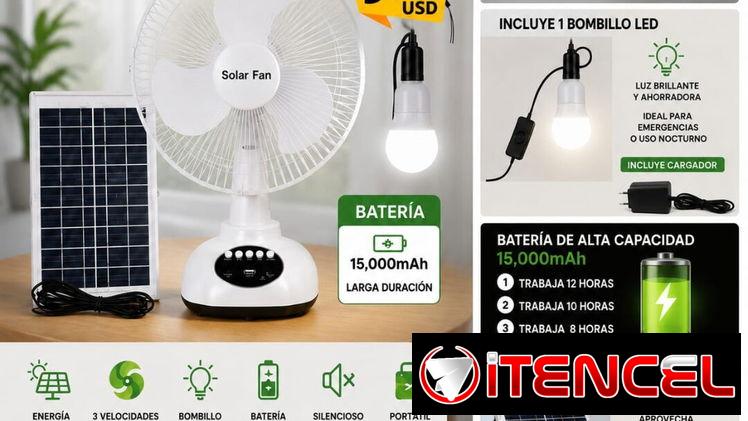 Ventilador recargable