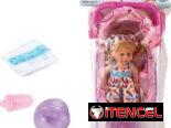 Muñeca con coche+ accesorios