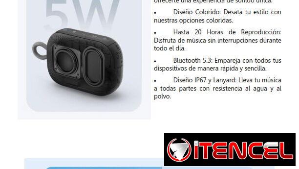 Bocina Bluetooth marca Soundcore by Anker