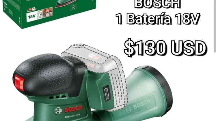 Lijadora Bosch inalámbrica profesional