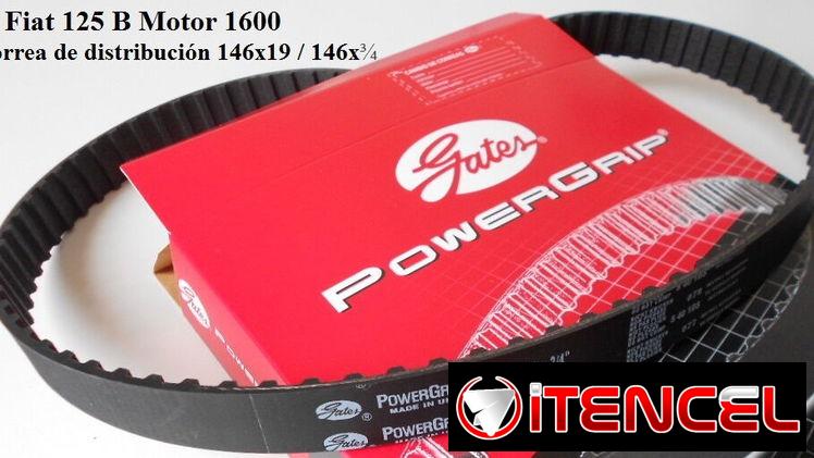 Vendo correa de distribución 146×19 (146x¾) para Fiat 125 B.