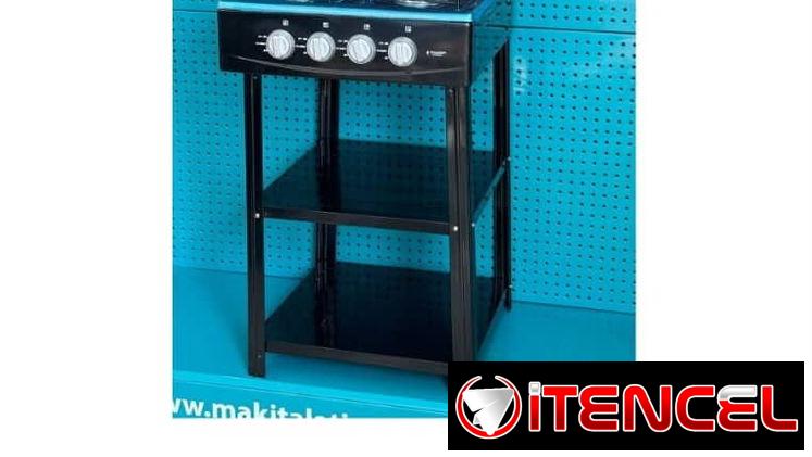 Fogo de gas con mueble