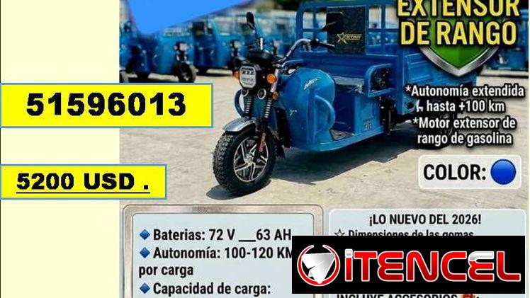 PD-614-Trciclo Star Moderno 2026…….5200 USD….51596013…Mensajeria Incluida Habana y Artemisa