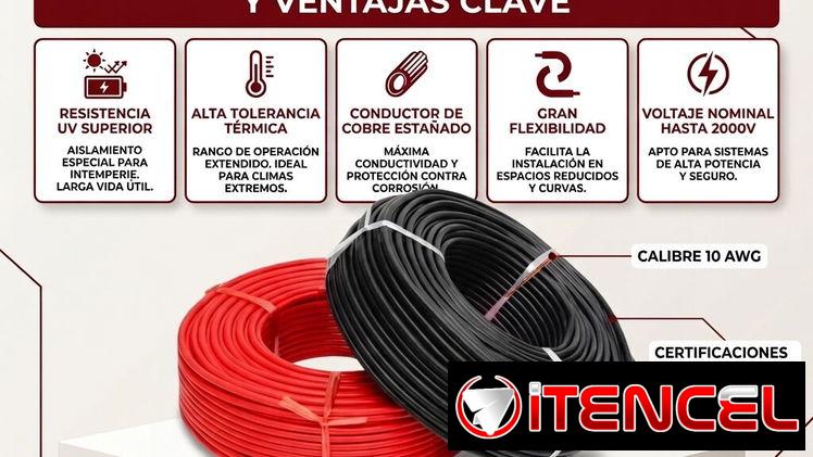 cable fotovoltaico calibre 10, 3 USD /metro
