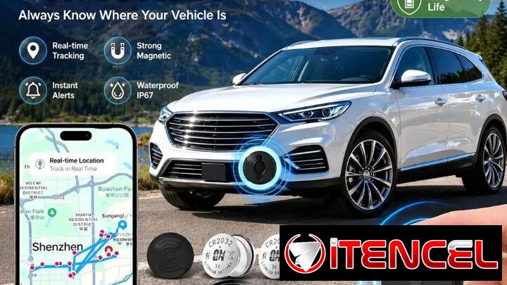 Localizador de autos GPS magnético, rastreador mundial, con historial de ubicación. Android y iPhone.