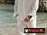 Ropa blanca de lino , camisa blanca de lino , pantalón blanco de lino y mucho mas