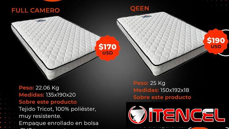 🔰 INVIERTE EN TU DESCANSO 🔰 COLCHONES LA LINDA CAMERO Y QUEEN. FACTURA Y GARANTÍA. TL 54833699