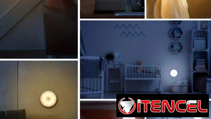 📞53884600.🎇 Lámpara decorativa de 6 LED con detección de movimiento humano🎇 Mensajería disponible.🚴
