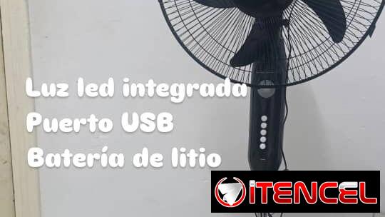 Ventilador recargable