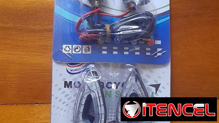 Juego de 4 intermitente Led bicimoto