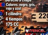 Moto de gasolina Italy XR Combat 175CC