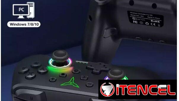 Mando RGB multiplataforma-bluetooth + receptor USB (PC)