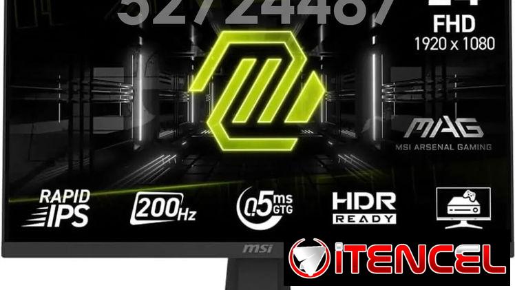✅✅52724487 – Monitor MSI de 24″ GAMING, MAG 244F, Rapid IPS, Full HD, 200Hz✅✅