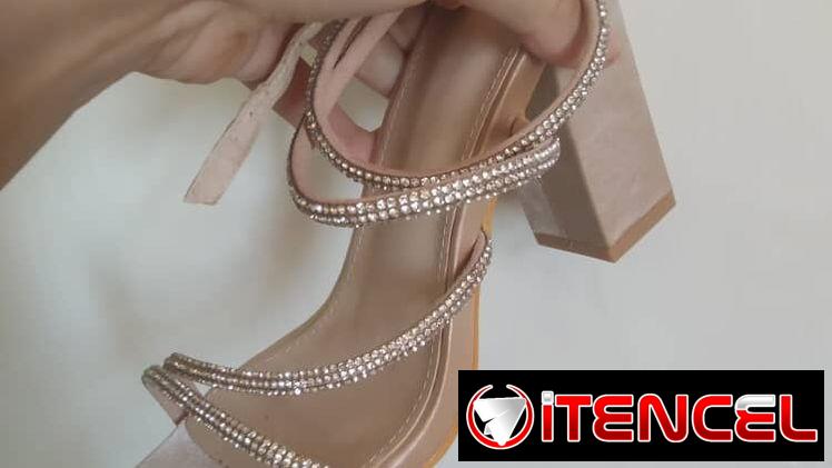 ✨ Sandalias elegantes con brillantes – Modelo de primera calidad ✨