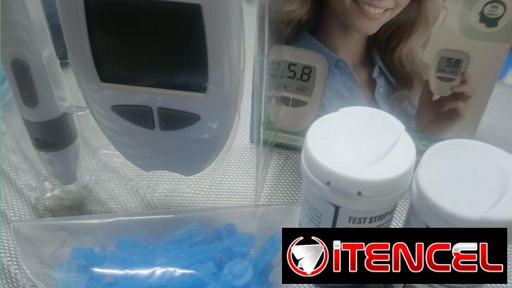 Glucometro con todos sus aditamentos