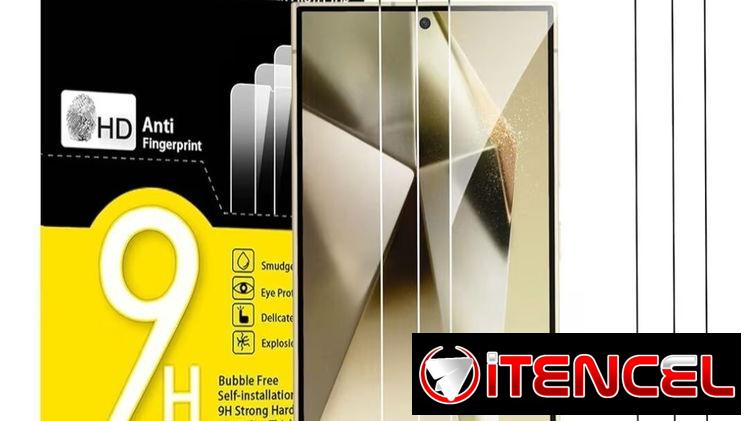 -NEW’C Protector de Pantalla para Samsung Galaxy S25 Ultra (Pack de 3)