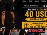 Ropa deportiva en promoción por el DIA DE LOS PADRES