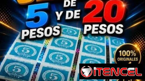 Sellos físico de 5 y de 20