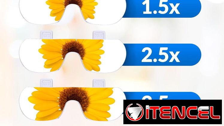 YOCTOSUN Gafas de Aumento Recargables, Gafas Magnificadoras de Cabeza con 2 Luces LED y Lentes Desmontables…..53274327