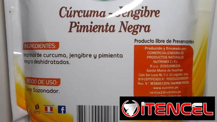 Cúrcuma – Jengibre – Pimienta Negra 200g