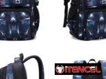 Mochila, cartuchera y merendero