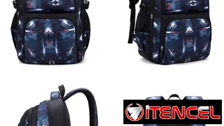 Mochila, cartuchera y merendero