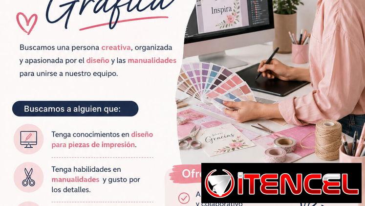 Estamos contratando asistente grafica