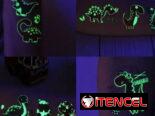 Tatuajes temporales de dinosaurios luminosos | Con garantía | videojuegoshabana.com