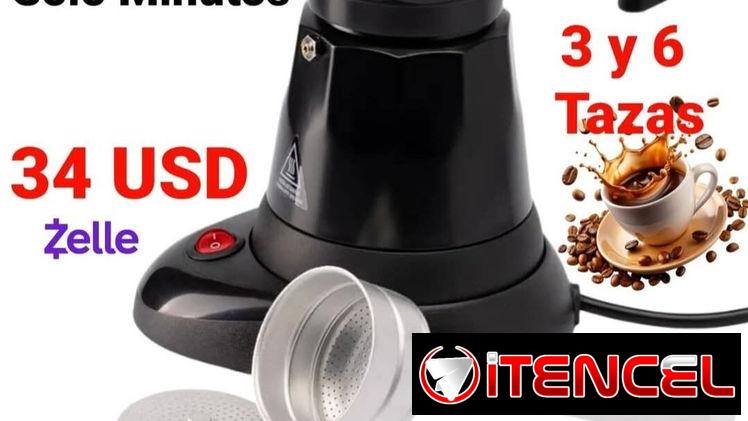 Cafetera Eléctrica 3 y 6 Tazas