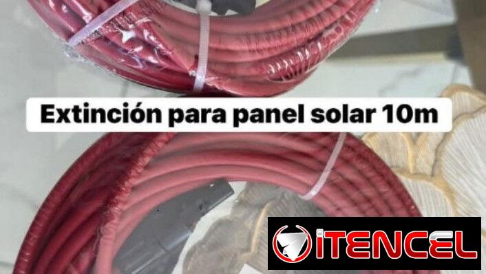 CABLE MC4  EXTENCION PARA PANEL SOLAR  DE 10 M( TENGO DE 3M, 6M Y 15 M TAMBIEN)