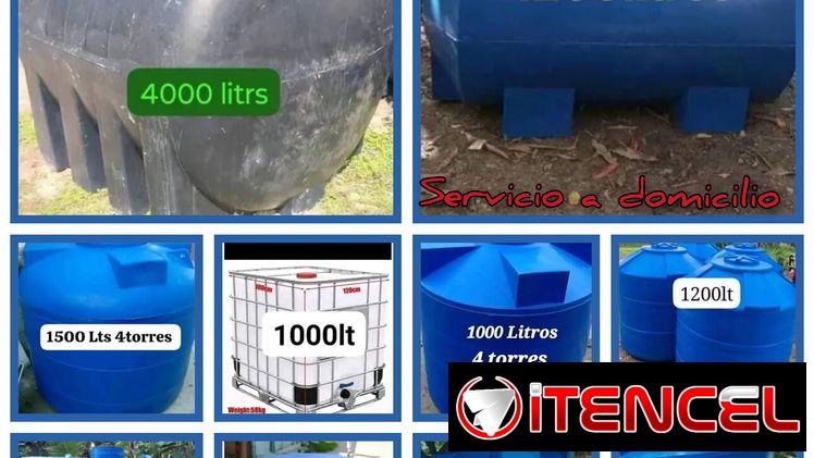TANQUES DE AGUA DE TODAS LAS MEDIDAS CONSERVICIO A DOMICILIO Y HERRAJE INCLUIDO LLAME AL 59431825 O ESCRIBA AL WHAST